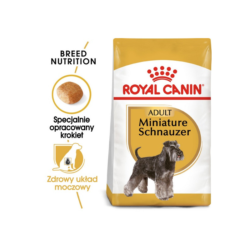 Royal Canin Miniature Schnauzer Adult karma sucha dla psów dorosłych rasy schnauzer miniaturowy 7,5kg