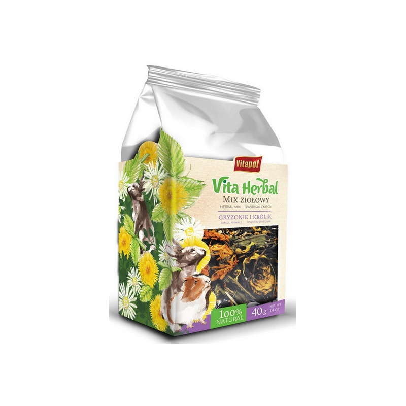 Vitapol Vita Herbal Mix ziolowy dla gryzoni i królika 40g