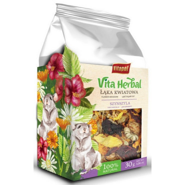 Vitapol Vita Herbal Przekąska Łąka kwiatowa dla szynszyli 30g