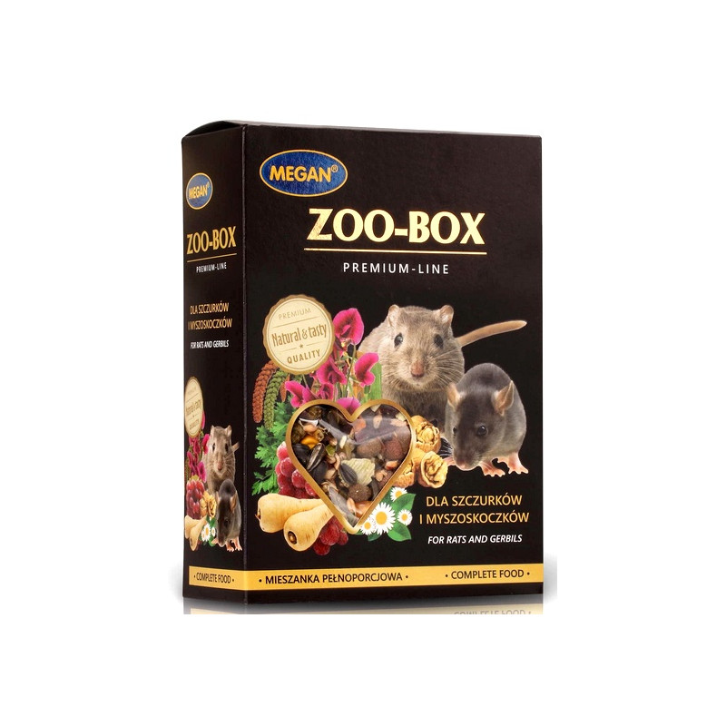 Megan Zoo-Box dla szczura i myszoskoczka 550g