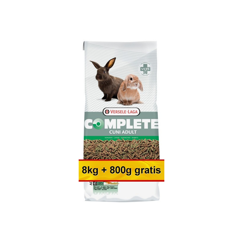 Versele-Laga Cuni Complete pokarm dla królika 8kg + 800g gratis