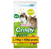 Versele-Laga Crispy Muesli Rabbit - pokarm dla królika 3,15kg (2,75kg+400g gratis)