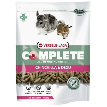 Versele-Laga Chinchilla & Degu Complete pokarm dla szynszyli i koszatniczki  500g