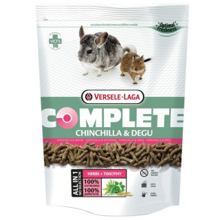 Versele-Laga Chinchilla & Degu Complete pokarm dla szynszyli i koszatniczki  500g