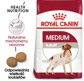 Royal Canin Medium Adult karma sucha dla psów dorosłych, ras średnich 4kg