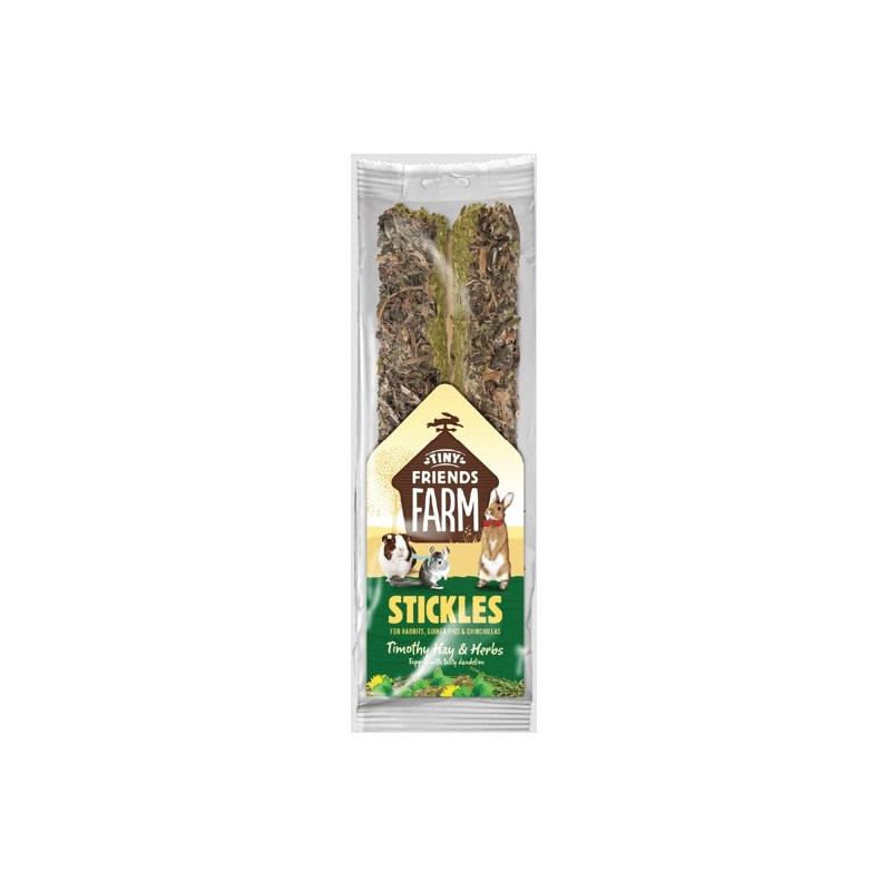 Supreme Petfoods Tiny Friends Farm Stickles Timothy Hay & Herbs 100g