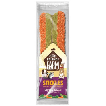 Supreme Petfoods Tiny Friends Farm Stickles Carrot & Broccoli 100g