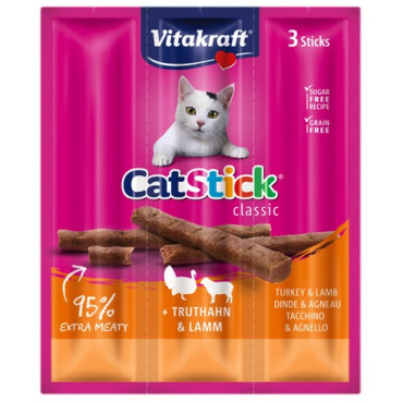 Vitakraft Cat Stick Classic Indyk i Jagnięcina 18g [18202]