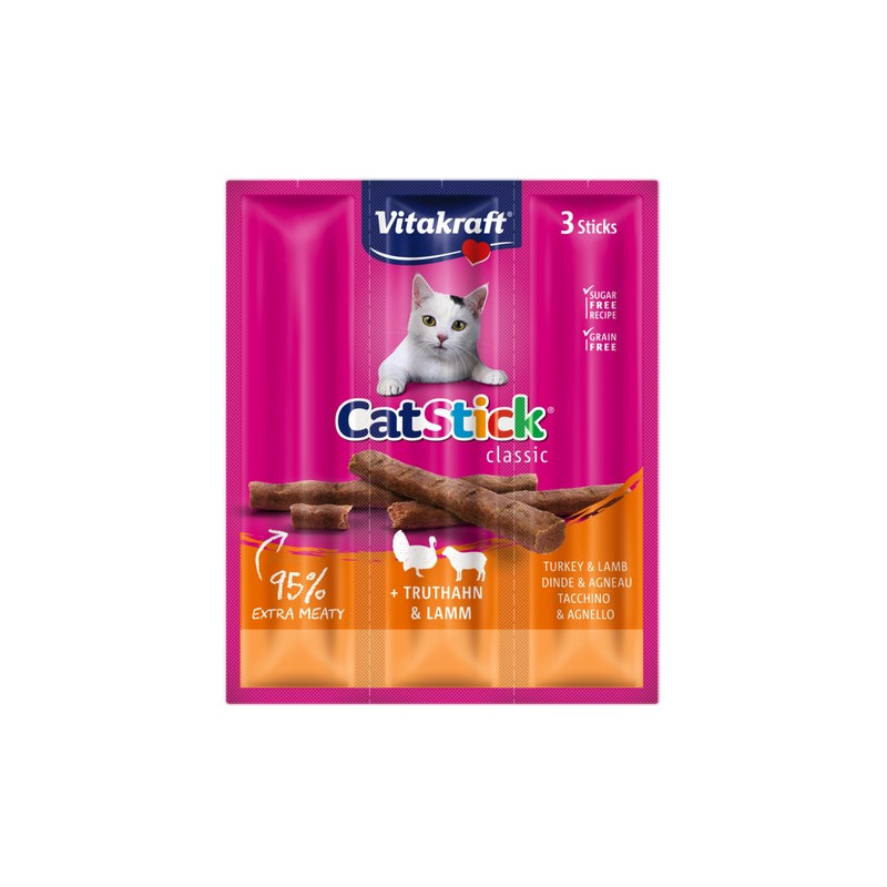 Vitakraft Cat Stick Classic Indyk i Jagnięcina 18g [18202]