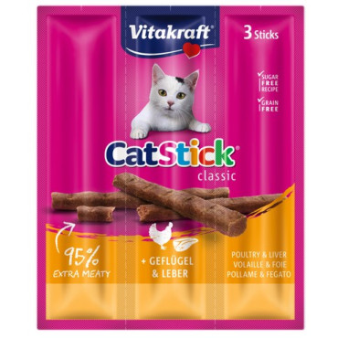 Vitakraft Cat Stick Classic Drób i Wątroba 18g [10869]