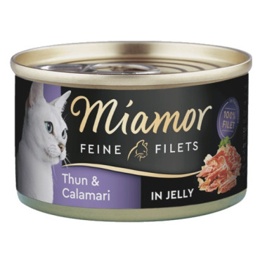 Miamor Feine Filets Dose Thunfisch & Calamari - tuńczyk i kalmary 100g