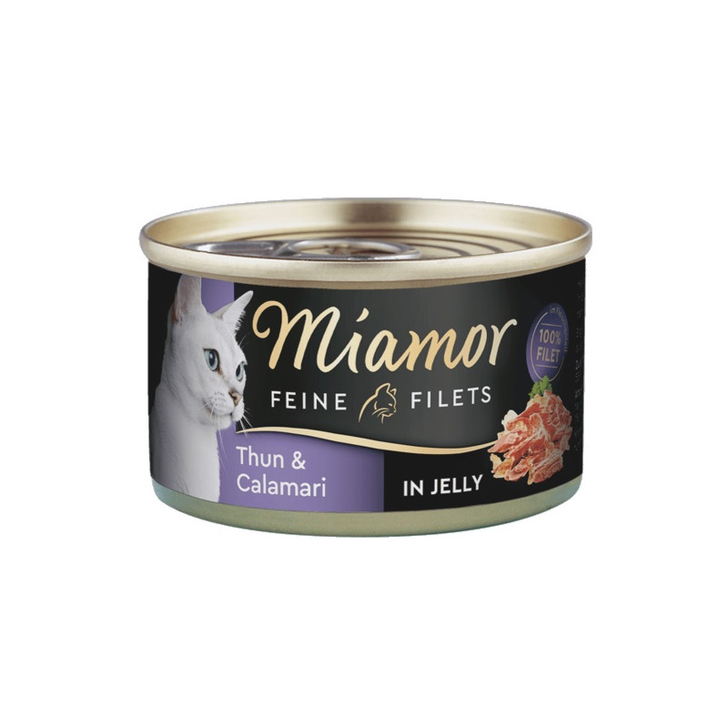 Miamor Feine Filets Dose Thunfisch & Calamari - tuńczyk i kalmary 100g