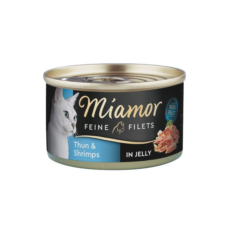 Miamor Feine Filets Dose Thunfisch & Shrimps - tuńczyk i krewetki 100g