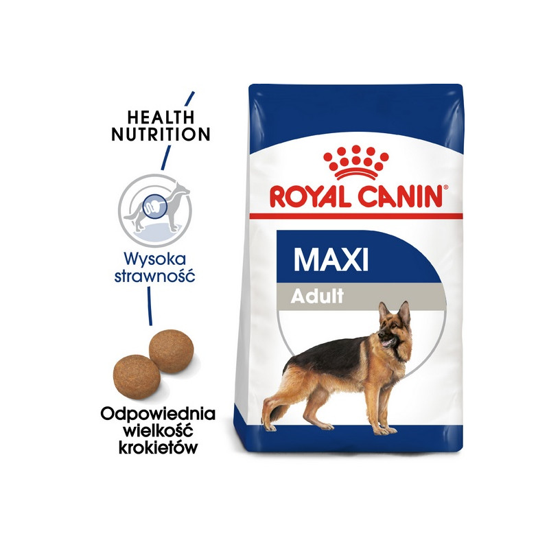 Royal Canin Maxi Adult karma sucha dla psów dorosłych, do 5 roku życia, ras dużych 4kg