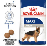 Royal Canin Maxi Adult karma sucha dla psów dorosłych, do 5 roku życia, ras dużych 4kg