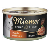 Miamor Feine Filets Dose Thunfisch & Wachtelei - tuńczyk i przepiórka 100g