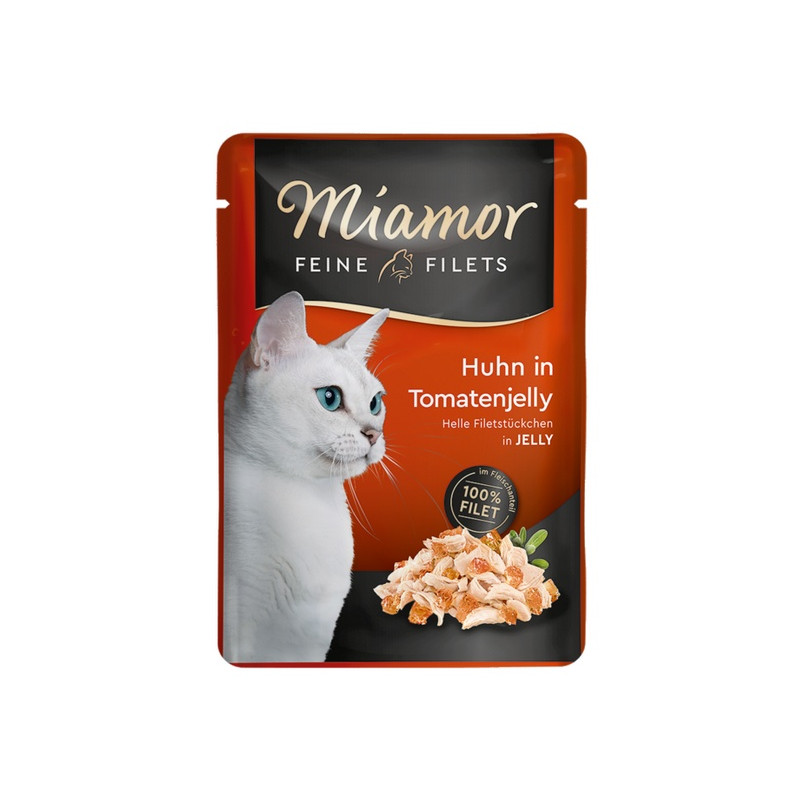 Miamor Feine Filets Kurczak & Galaretka pomidorowa saszetka 100g