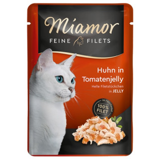 Miamor Feine Filets Kurczak & Galaretka pomidorowa saszetka 100g