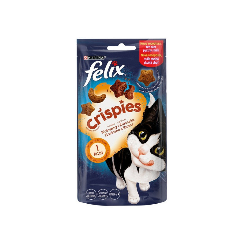 Felix Crispies Wołowina i Kurczak 45g