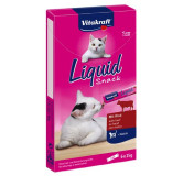 Vitakraft Cat Liquid-Snack z Wołowiną 6x15g [23521]