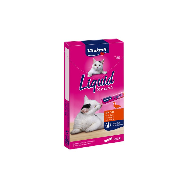 Vitakraft Cat Liquid-Snack z Kaczką 6x15g [23520]