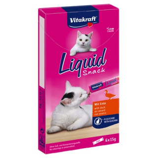 Vitakraft Cat Liquid-Snack z Kaczką 6x15g [23520]