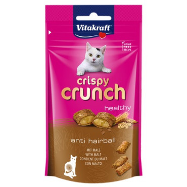 Vitakraft Cat Crispy Crunch Anti Hairball słód 60g [2428811]