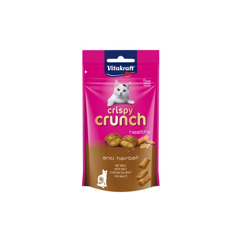 Vitakraft Cat Crispy Crunch Anti Hairball słód 60g [2428811]