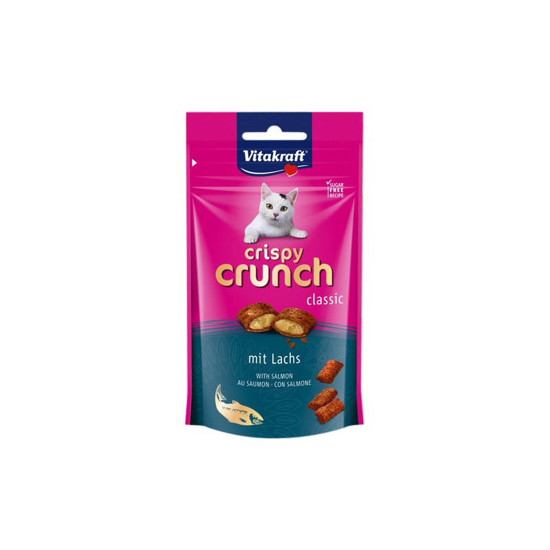 Vitakraft Cat Crispy Crunch łosoś 60g [2428815]