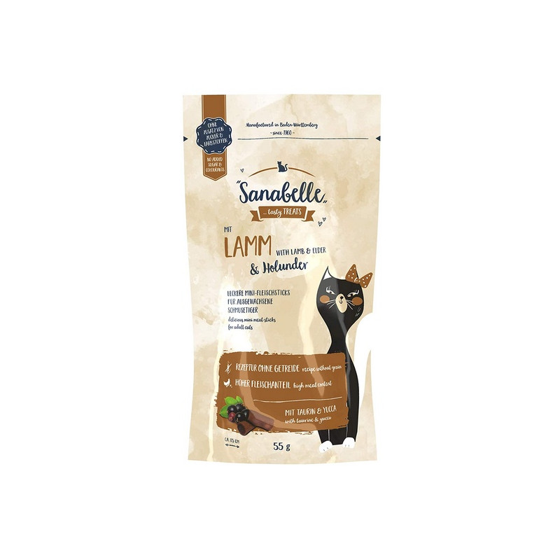 Sanabelle Snack Jagnięcina & Czarny bez 55g