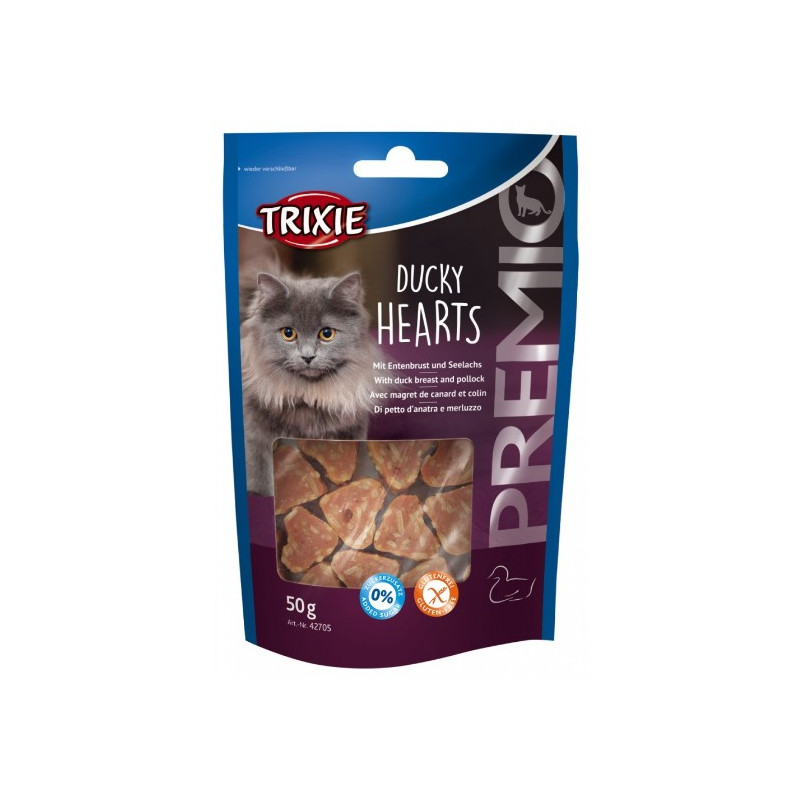 Trixie Premio Ducky Hearts - kacze serca 50g [42705]