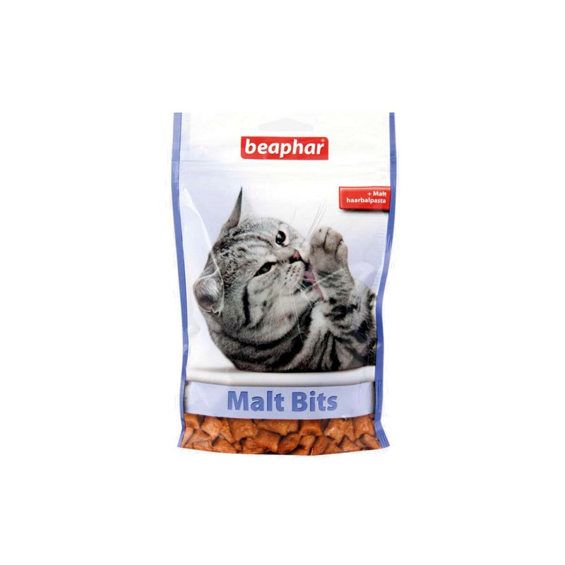 Beaphar Malt Bits - z pastą przeciw pilobezoarom 150g