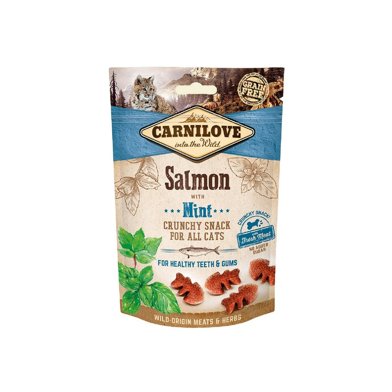 Carnilove Cat Snack Fresh Crunchy Salmon+Mint 50g