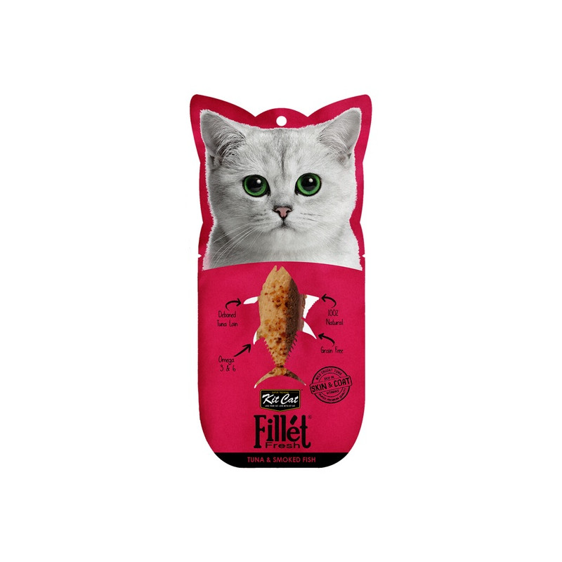 Kit Cat Fillet Fresh Tuńczyk & wędzona ryba 30g