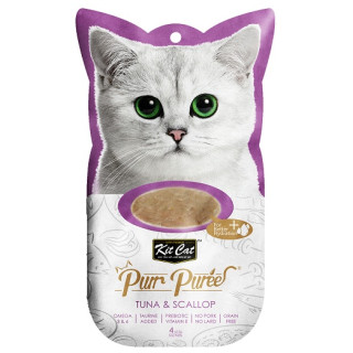 Kit Cat PurrPuree Tuna & Scallop 4x15g