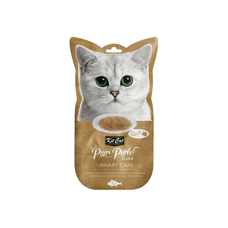 Kit Cat PurrPuree Plus+ Tuna Urinary Care 4x15g