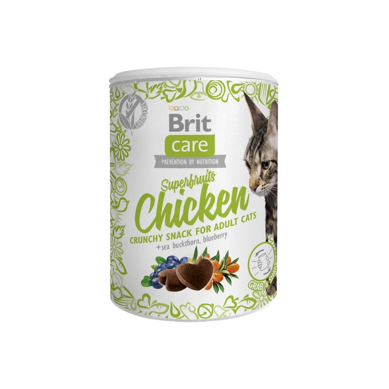 Brit Care Cat Snack Superfruits Chicken 100g