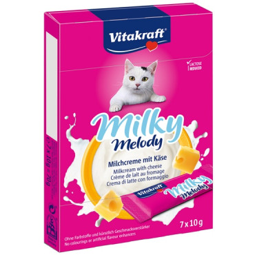 Vitakraft Cat Milky Melody krem z mleka i sera 70g [28819]