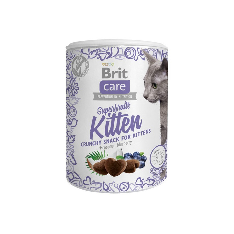 Brit Care Cat Snack Superfruits Kitten 100g