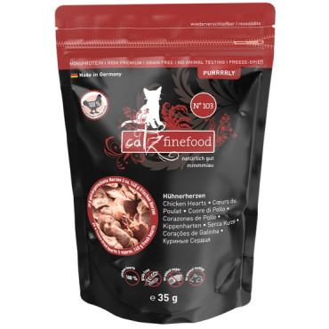 Catz Finefood Purrrrly N.103 Serca kurczaka 35g