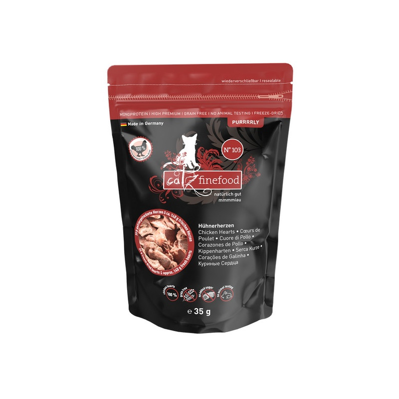 Catz Finefood Purrrrly N.103 Serca kurczaka 35g