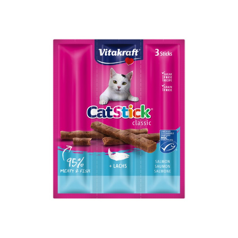 Vitakraft Cat Stick Classic Łosoś 18g [18201]