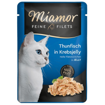 Miamor Feine Filets Tuńczyk & Galaretka krabowa saszetka 100g