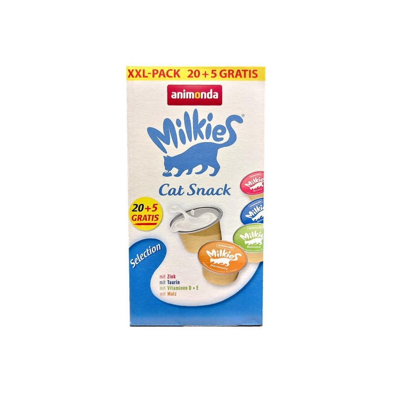 Animonda Kot Milkies Selection Mix 25x15g (20+5 gratis)