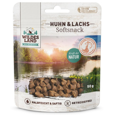 Wildes Land Softsnack Huhn & Lachs 50g