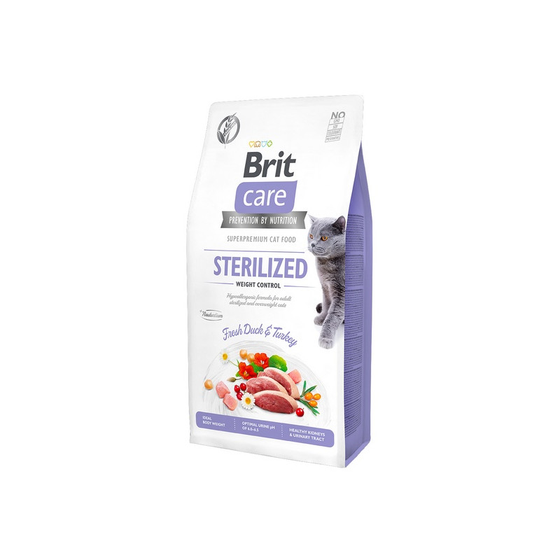 Brit Care Cat Grain Free Sterilized Weight Control 7kg