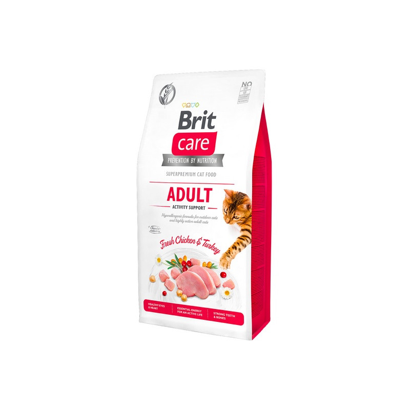 Brit Care Cat Grain Free Adult Activity Support 2kg