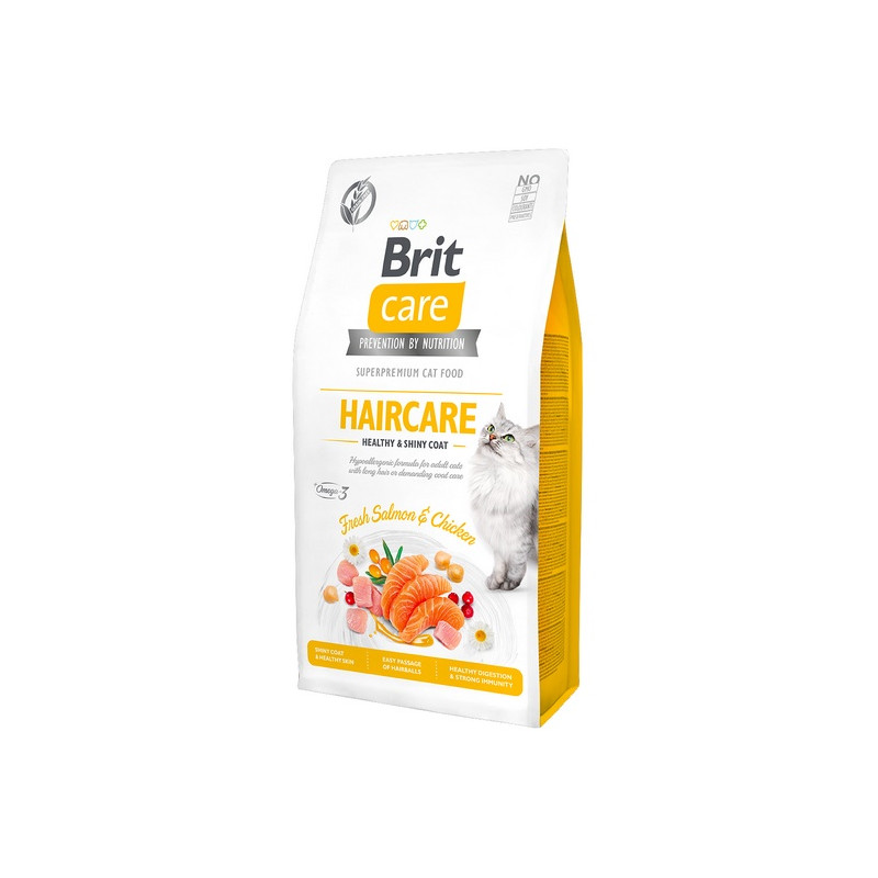 Brit Care Cat Grain Free Haircare Healthy & Shiny Coat 7kg