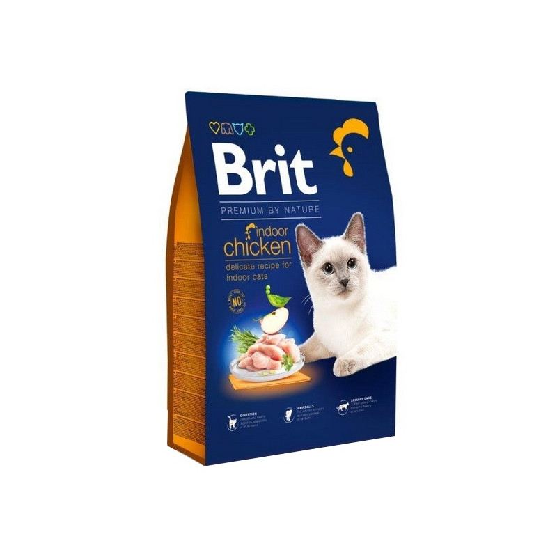 Brit Premium By Nature Cat Indoor Chicken 800g