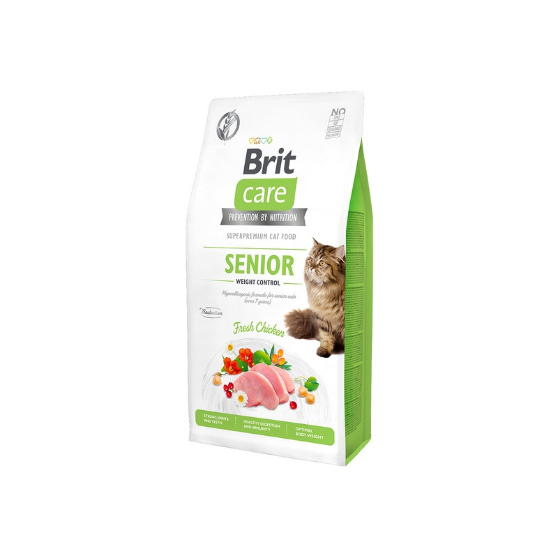 Brit Care Cat Grain Free Senior Weight Control 2kg